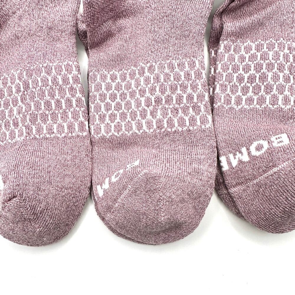 Bombas Women's Performance Ankle Socks Medium 3 pairs Berrry Plum NWOT - Picture 3 of 3